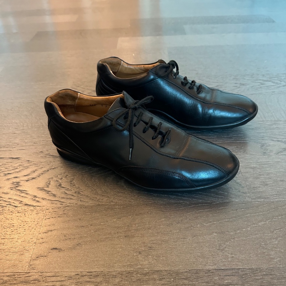 Black Leather Men's Shoes